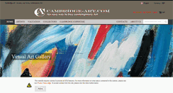 Desktop Screenshot of cambridge-art.com